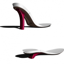 A shoe having all advantages of high heels as well as the comfort of flats..... take a look!