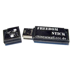 Freedom Stick ~ what you really need when you go to china to bypass all the net censorship... although getting caught with this on you can't possibly help.