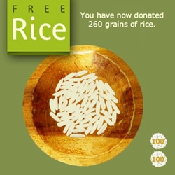 FREE RICE: feed the world and learn new words!