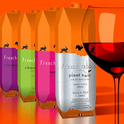 French Rabbit Wines, based in eco-friendly Sausalito, CA.  Smart packaging!