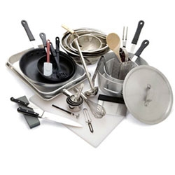 Intriguing Pro-Kitchen - "the affordable, all-in-one, professional kitchen set for everyday cooks. 36-piece set has every must-have item for a well equipped kitchen" from commercial restaurant suppliers