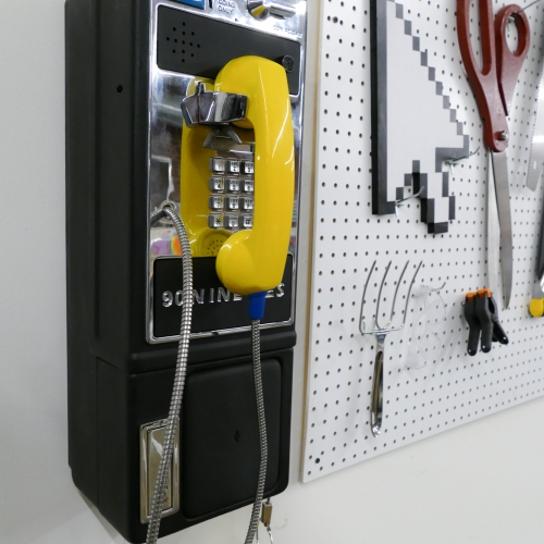 90 from the '90s Payphone Boombox Hack - Here is how you hack a payphone to become a '90s booombox. It features a curated directory of ninety of the most ironically enjoyable tracks from the '90s.