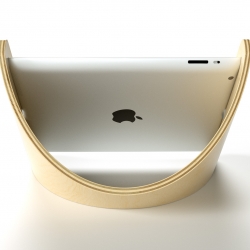 SNE- Hand-made birch plywood iPad stand. By g86.