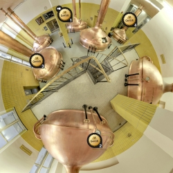 Check out this 360˚ panorama tour of the Ganter Brewery in Freiburg, Germany. Traditional and modern methods mix to make great beer from the edge of the Black Forest.