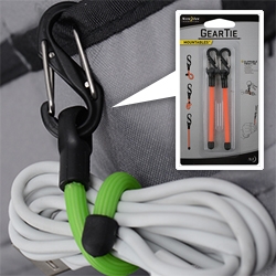 Niteize Gear Tie Clippable Twist Tie ~ love the versatility of this mashup of the niteize twist ties and mini S clips!