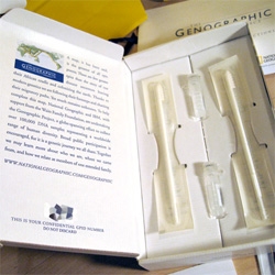 The Genographic Project ~ a CSI like swab kit to help learn about the migratory paths our ancestors took and how humankind populated the planet through 100,000 anonymous DNA samples - National Geographic and IBM