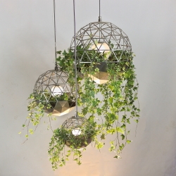 Geodesic Terrariums from Atelier Schroeter – Victorian glass house meets space age oxygen farm in these striking new light features.... 