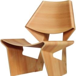 A Danish furniture manufacturer is re-introducing this molded plywood chair that was designed by Grete Jalk in 1963. Only 300 of the originals were ever produced.