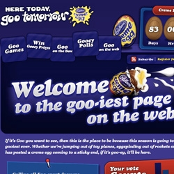 Cadbury Creme Egg's Goo-iest page on the net