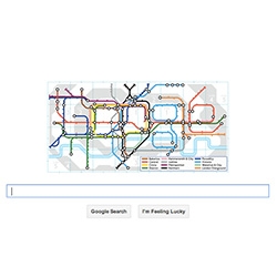 150th Anniversary of London Underground by Google.