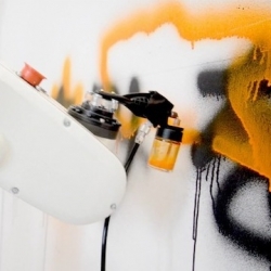 Shapeways Helping Robots Do Graffiti since 2011 with the The International Association for Robots in Architecture 