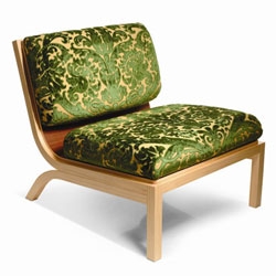 Lovely AND environmentally-friendly.  The green Tio Chair from Conscious Design.  Available through Unless.