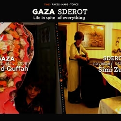 A beautifully-designed web-documentary about people living in Gaza and Sderot