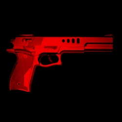 Gunn Studios - here is one of the works from the "gun collection"  ... a series of toy gun images from atom gunn 