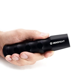 Fresh off its successful kickstarter campaign, the beautifully made Hexbright is now available. It is an open source, fully programmable, 500 lumen LED flashlight.