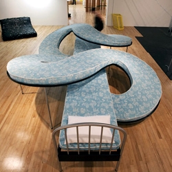 Currently at the Hayward Gallery in London. 'Cama' by Cuban artists Los Carpinteros is part of THE NEW DÉCOR exhibition until September 2010.
