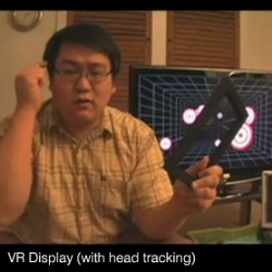 Johnny Chung Lee - does amazing wii hacking. Head tracking.  It's simple, cheap and would make any game so much more interesting. This turns your flat panel tv into a 3d-environment. Incredible videos!