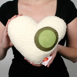 Interesting Beating Heart Pillow at Elsewares.  Has a computerized heartbeat that can help you relax and meditate.