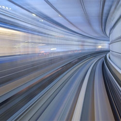 Amazing photos of Japanese high speed rail (the Yurikamome transit line) by Appuru Pai.