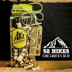 Adventure 16: 52 Hikes, A Hike-A-Week In A Jar Kit! A DIY Kit for LA and San Diego Counties in store.
