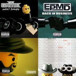 Format recreates over 20 Classic (and some not-so-classic) Hip Hop Album Covers in LEGO. 
