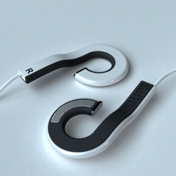 The Holedar Earphones for Philips : concept design with a mix of innovation, minimalism and function.
