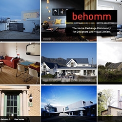 Behomm - The global home exchange community for designers and visual artists!