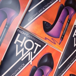 Tyson McAdoo releases his newest project! "HOT WAX" is an erotic coloring & activity book with stunning line art and witty games.