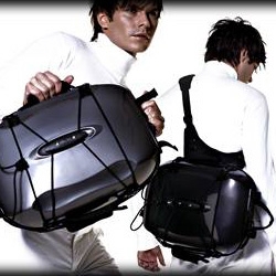 Japanese backpack from ISABURO 1889. Love the different strap options.