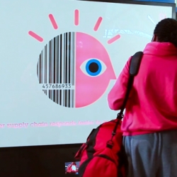 IBM Color Sensitive Billboard: an interactive outdoor board that changes its colors based on what people are wearing.