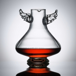 Putting a literal spin on your flight of wine, the Icarus Decanter from Australian artist Emma Klau looks like it may have been sent by the gods.