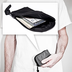 Ignoble Bags' Sternwood Card Wallet - Carries 30+ standard cards and cash and constructed from double layered 400D nylon with a YKK zipper.