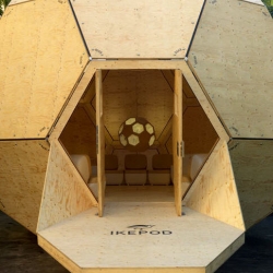 Since debuting at Design Miami in December, the Ikedome is set to travel to a series of events during 2009. Designed by Marc Newson, it draws influence from his Fondation Cartier "Bucky" installation.