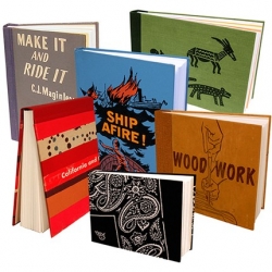 Handmade reconstructed vintage books from Tyler Bender Book Co.