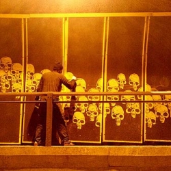 More skulls: Alexandre Orion creates art using soot.
Via Wooster Collective