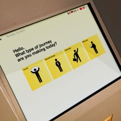 Creative agency Rosie Lee rethink the interface of the train ticket machine for Icon