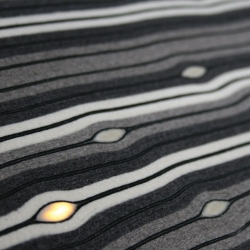Dutch designers Yvonne Laurysen and Erik Mantel from LAMA Concept designed an amazing eco-councious wool felt and LED embedded rug. 