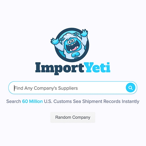 ImportYeti! Search 60 Million U.S. Customs Sea Shipment Records Instantly! Fun logo and it's quite the internet hole to fall into. It searches bills of lading to figure out companies' suppliers, and from there you can see who else those suppliers supply.