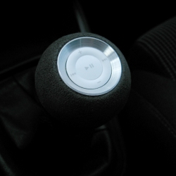 Tunertricks blog is at it again - detailing the installation of an Apple TV into a Volkswagen GTI complete with Apple Remote in the shift knob!