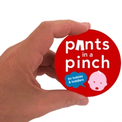 a clean and compact pair of  pants for dirty babies on the go !!!!