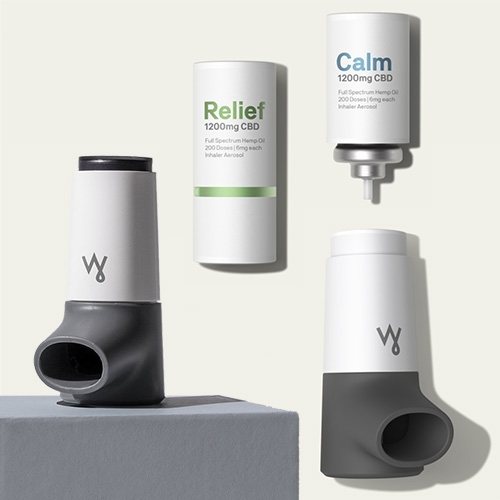Well Beings CBD Inhaler - unique design for this custom inhaler 