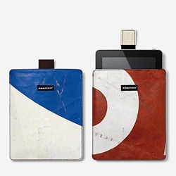Freitag F23 iPad case! Complete with a nice "quick out" strap you can pull to get it out...