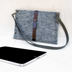 Portel iPad cases keep it simple ~  We design our handmade products for high functionality, not forgetting elegance and beauty, only using quality natural materials like felt, leather etc.