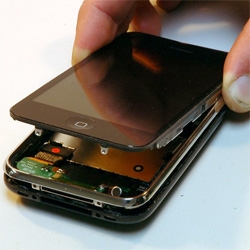 Oh those crazy kids ~ all racing to NZ to get iphones, only to take them apart before anyone else... go ifixit!