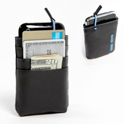 The Mojito iPhone Wallet from Malcom Frontier ~ the super slim Mojito now adapted to accommodate an iphone as well as a few cards and cash 