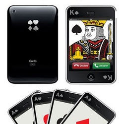 Was it a new iPhone app? an iPhone case? Turns out it's a set of playing cards! Available at Meninos.