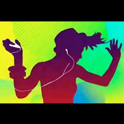gamma [featuring shut up and let me go by the ting tings]... the new tv ad for ipod + itunes...
