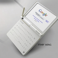Where does it go the Portable Network Device's future. Afte eee PC, may be this is an answer: iRiver Wing