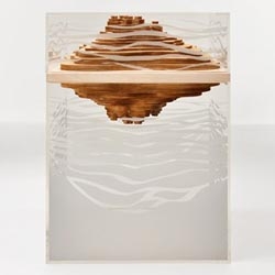 Isotrope Design's beautiful tables are influenced by landscape and topography.
