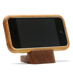 iWood - handcrafted wooden cases for iPhone, from the company that brought you wooden ipod cases